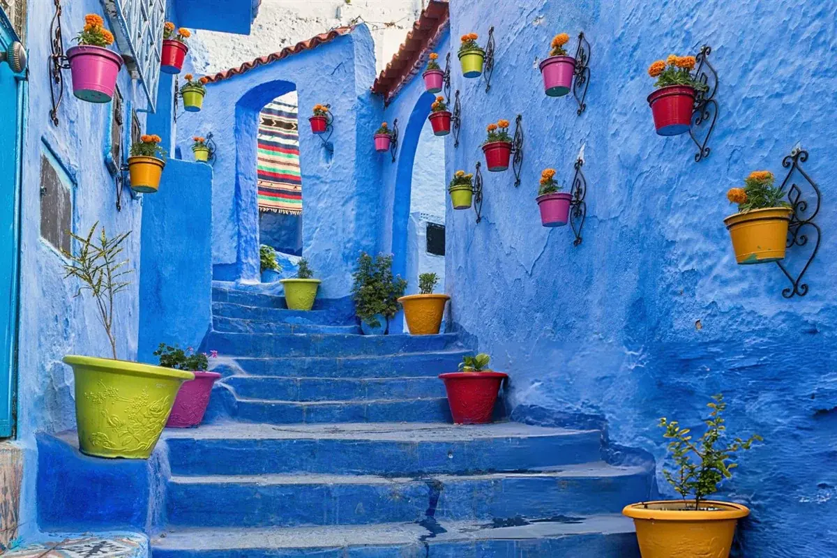 Blue streets of Chefchaouen